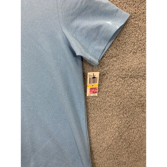 NWT Van Heusen Medium (M) Regular Fit Stain Shield Casual Polo Quarter Button-up - Picture 3 of 9